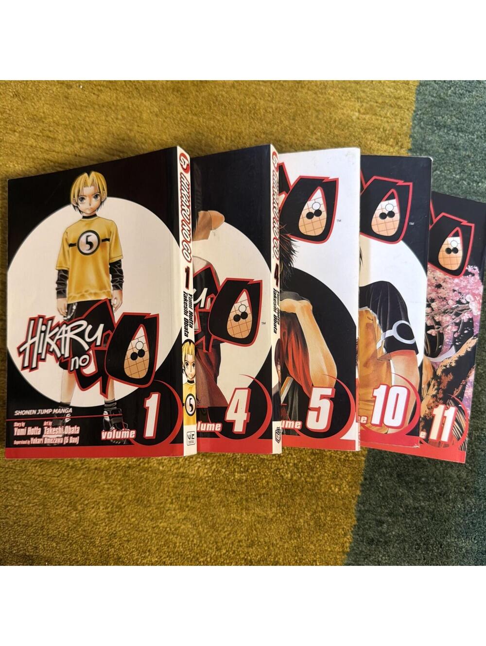 Hikaru No Go Mange Vol. 1, 4-5, 10-11 Yumi Hotta Takashi Obata VIZ